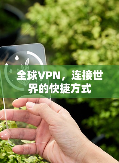 全球VPN，连接世界的快捷方式