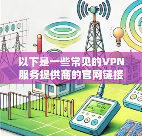 以下是一些常见的VPN服务提供商的官网链接 以下是一些常见的VPN服务提供商的官网链接