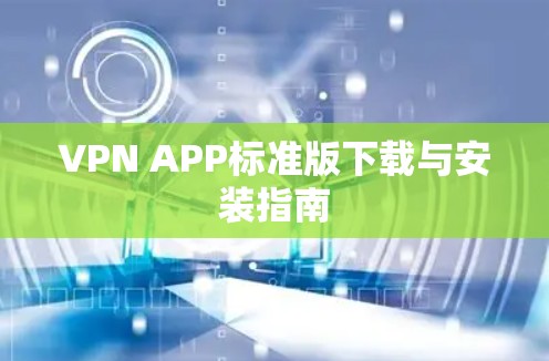 VPN APP标准版下载与安装指南 VPN APP标准版下载与安装指南