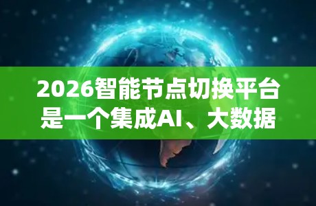 2026智能节点切换平台是一个集成AI、大数据、区块链等多种技术的智能化网络节点切换系统，旨在实现自主感知、智能决策和自动执行。以下是对该平台的详细分析