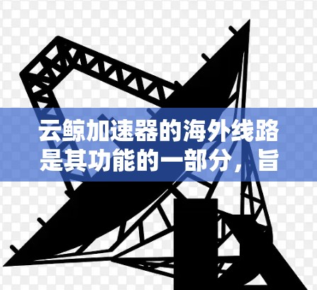 云鲸加速器的海外线路是其功能的一部分,旨在为用户提供更快的国际网络访问服务。以下是对这一功能的详细分析 云鲸加速器的海外线路是其功能的一部分,旨在为用户提供更快的国际网络访问服务。以下是对这一功能的详细分析